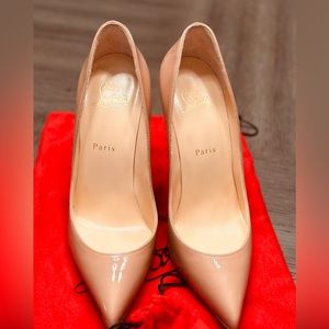 Christian Louboutin Pigalle Follies 100 Patent Leather Pumps